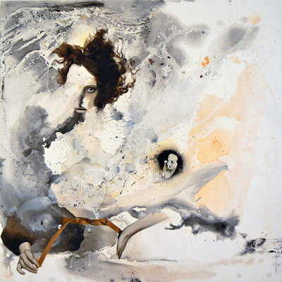 Anielka Hampson Painting Yesterday's Washout